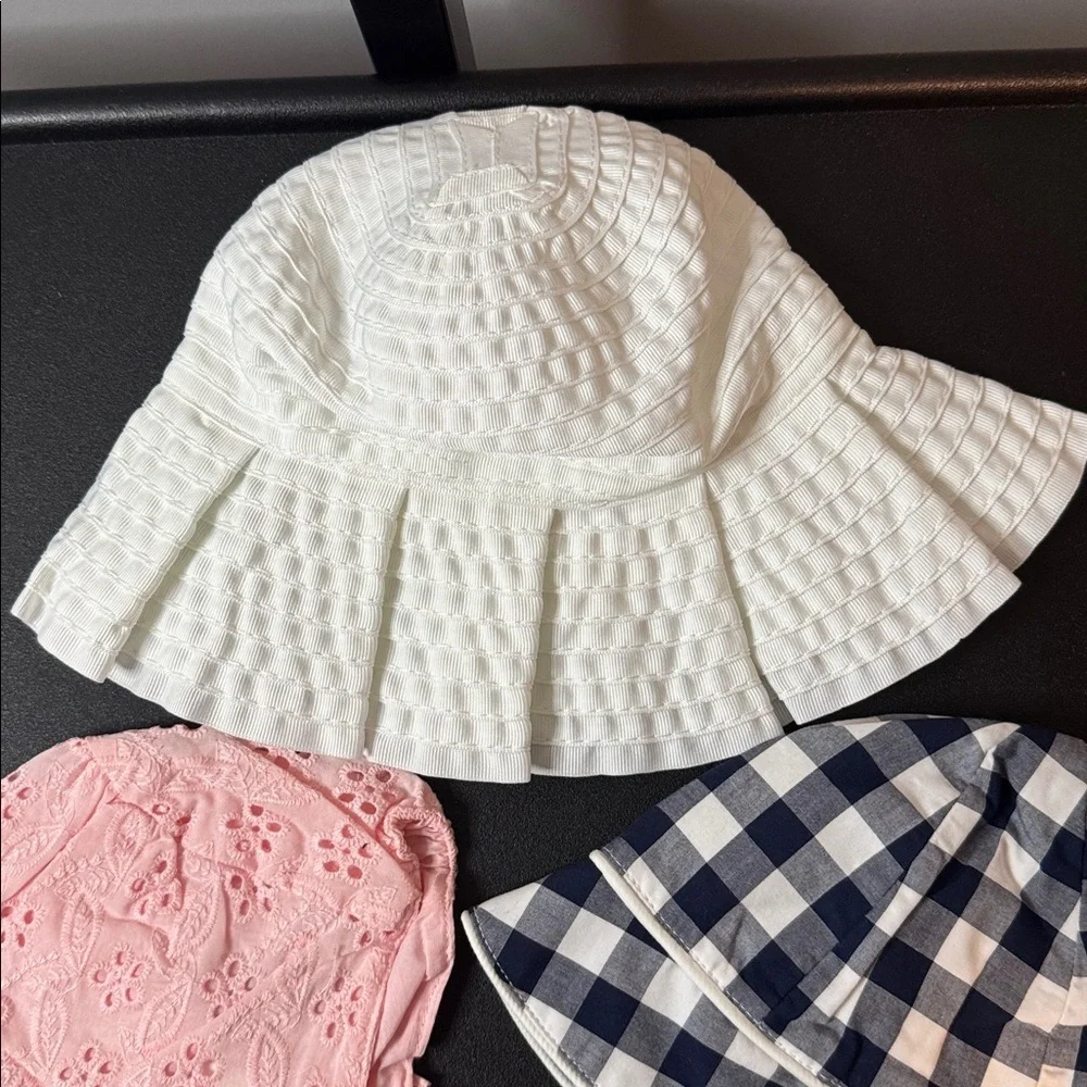 Janie & Jack Bundle of Baby Hats 0-3 Months New NWT